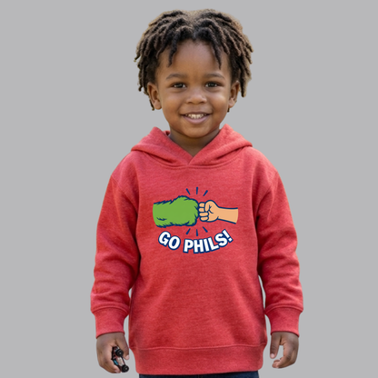 Go Phils! Fist Bump Toddler Fleece Hoodie