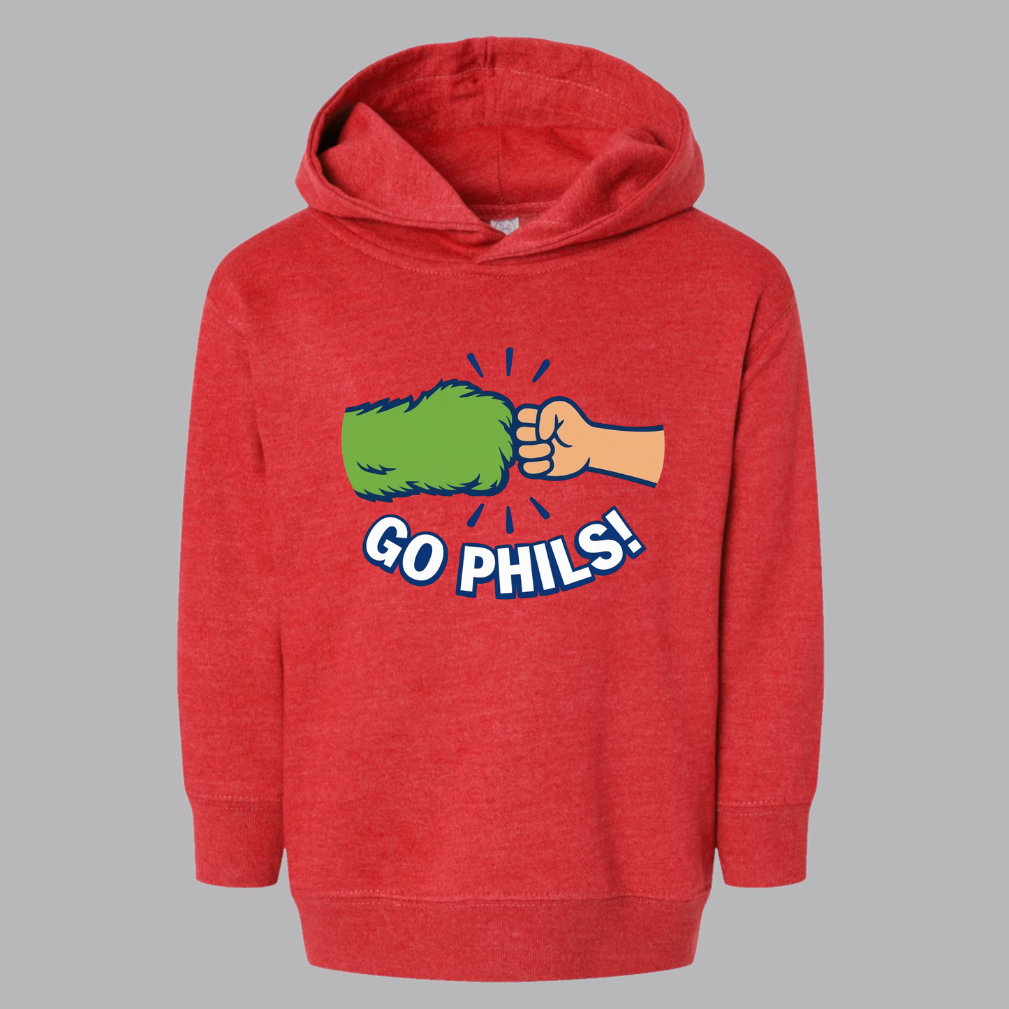 Go Phils! Fist Bump Toddler Fleece Hoodie