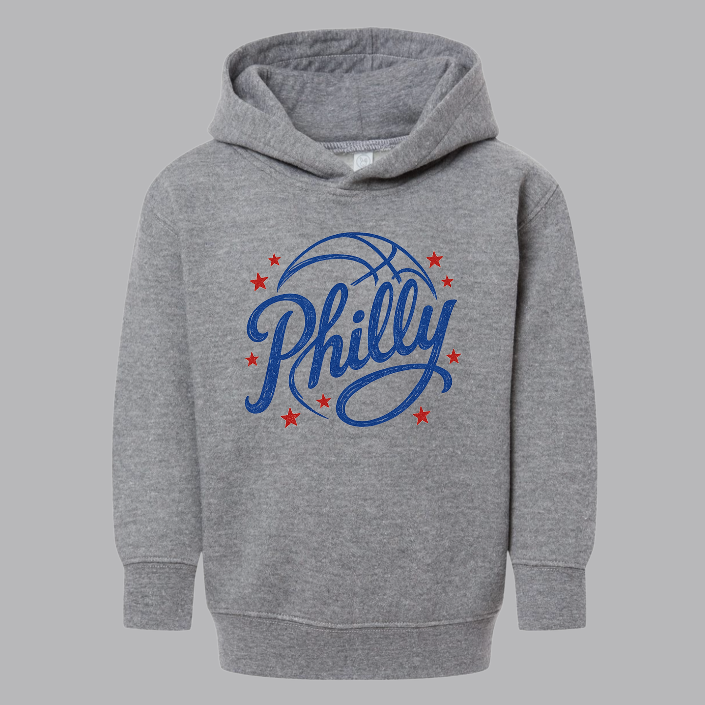 Vintage Basketball Philly Toddler Fleece Hoodie