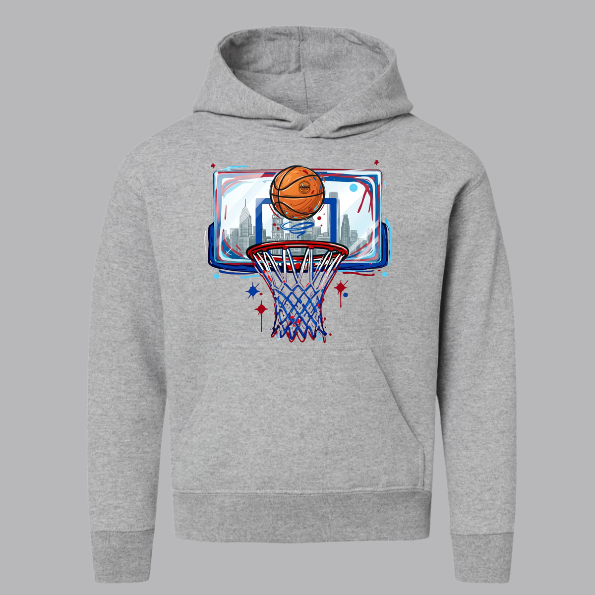 Youth Philly Hoops Fleece Hoodie