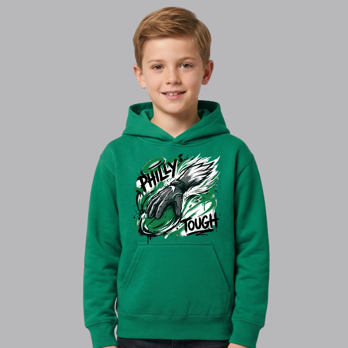 Youth Philly Tough Football Hoodie