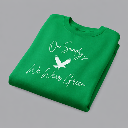 On Sundays We Wear Green Women's Crewneck