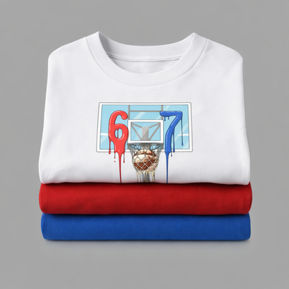 Youth 6 7 Hoops Tee