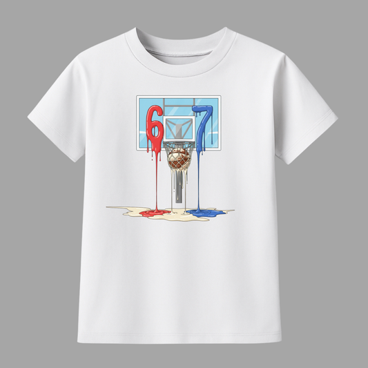 Youth 6 7 Hoops Tee