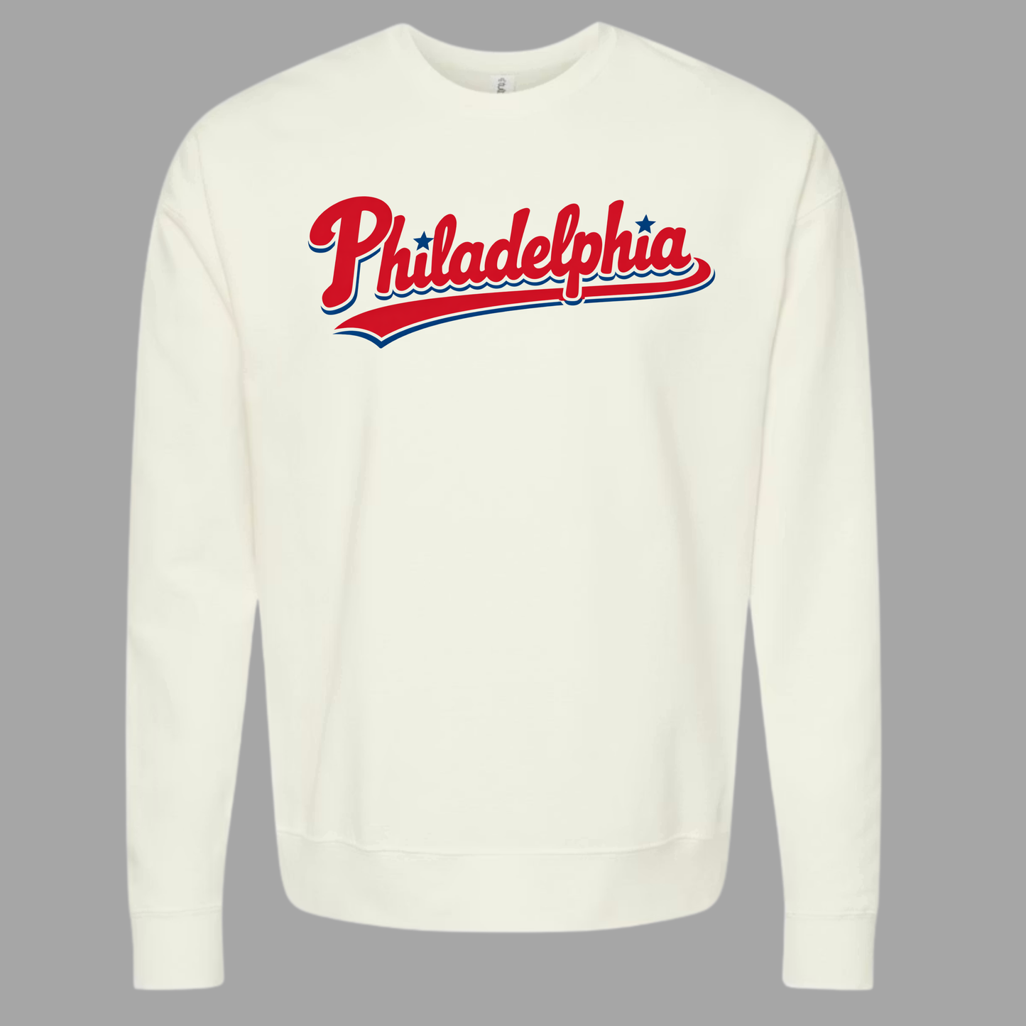 Philadelphia Ballpark Script Crewneck