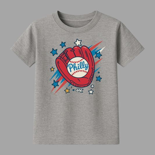Youth Philly Baseball Glove Tee