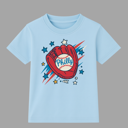 Youth Philly Baseball Glove Tee