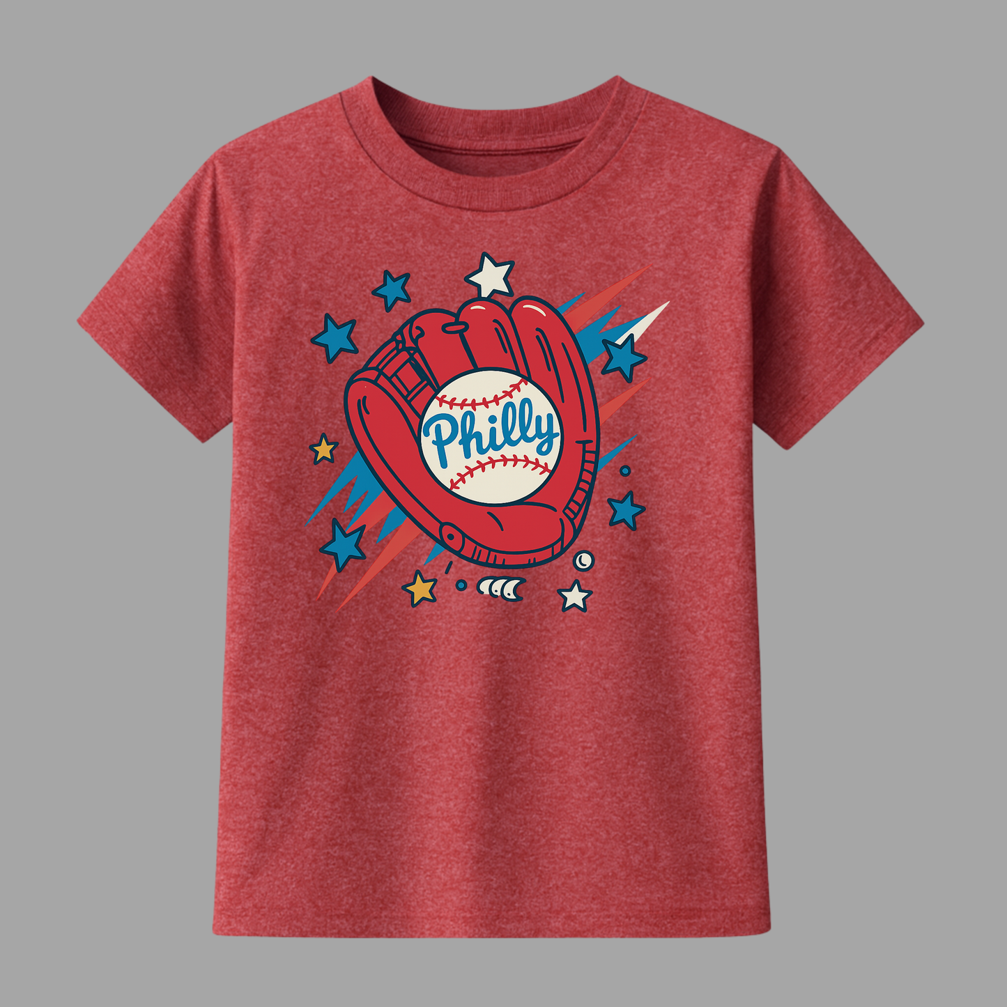 Youth Philly Baseball Glove Tee