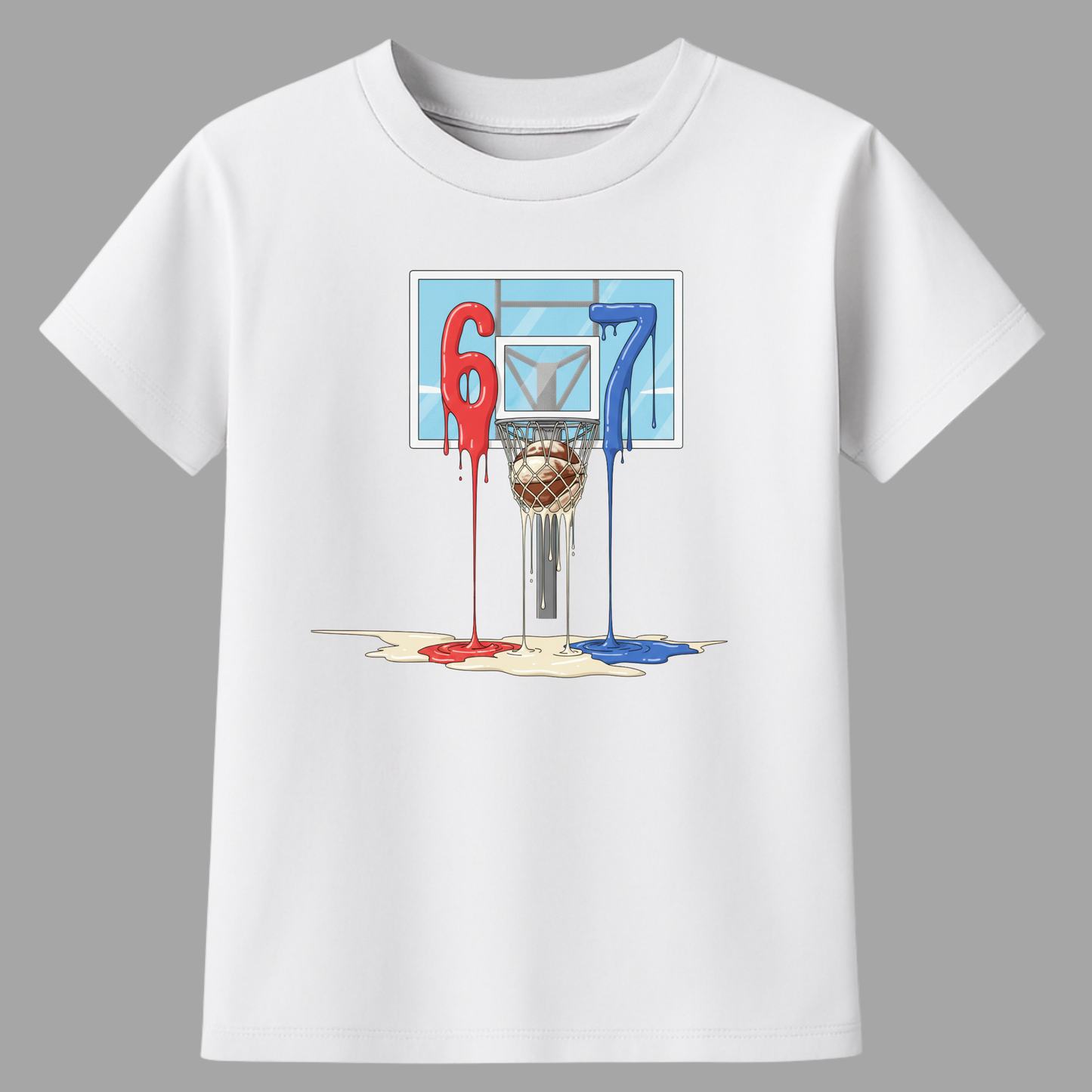 Youth 6 7 Hoops Tee