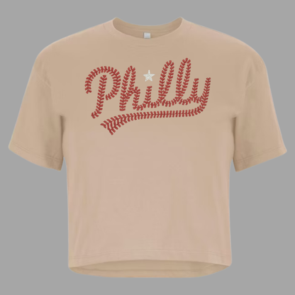 Women's Philly Baseball Crop