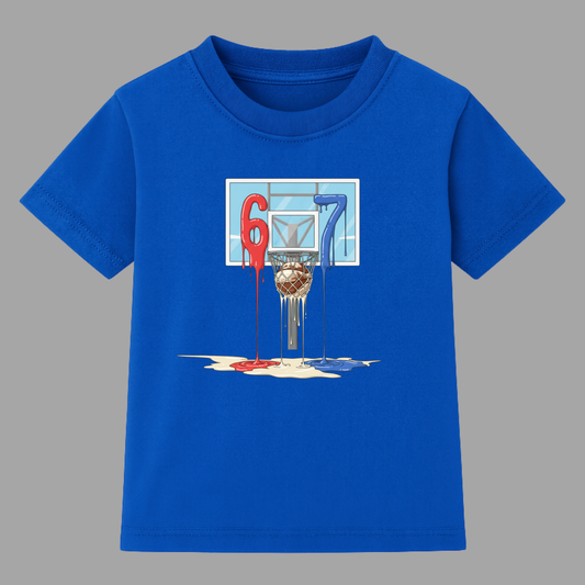 Youth 6 7 Hoops Tee