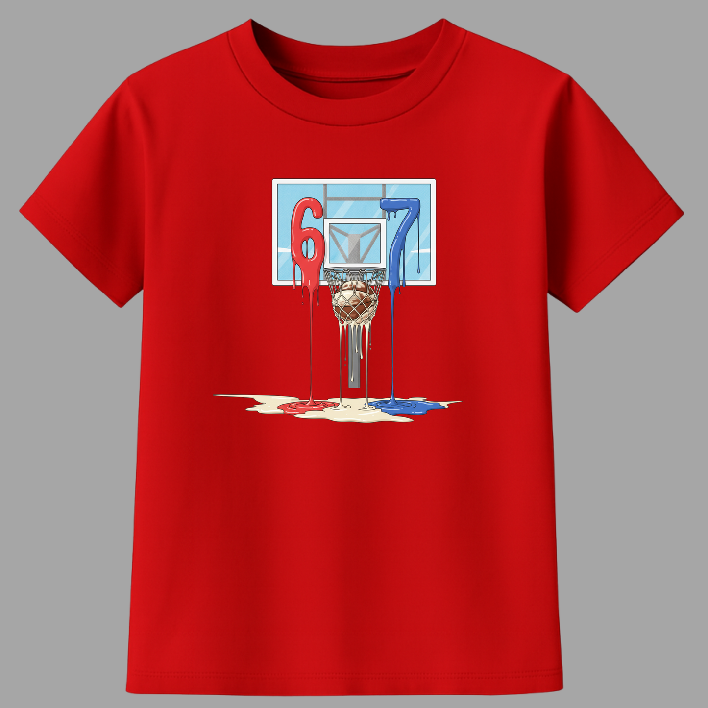 Youth 6 7 Hoops Tee