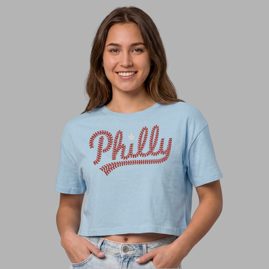 Women's Philly Baseball Crop