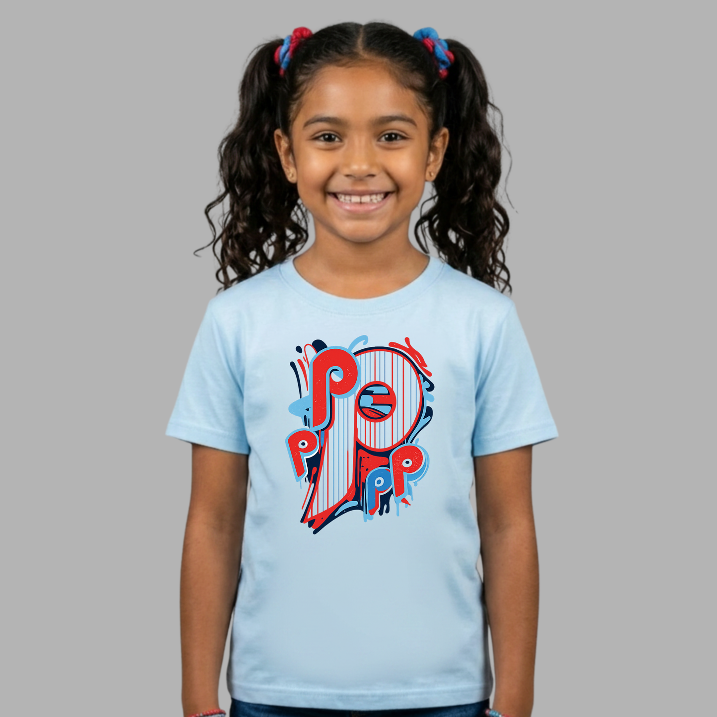 Youth Philly Street Art Baseball Tee