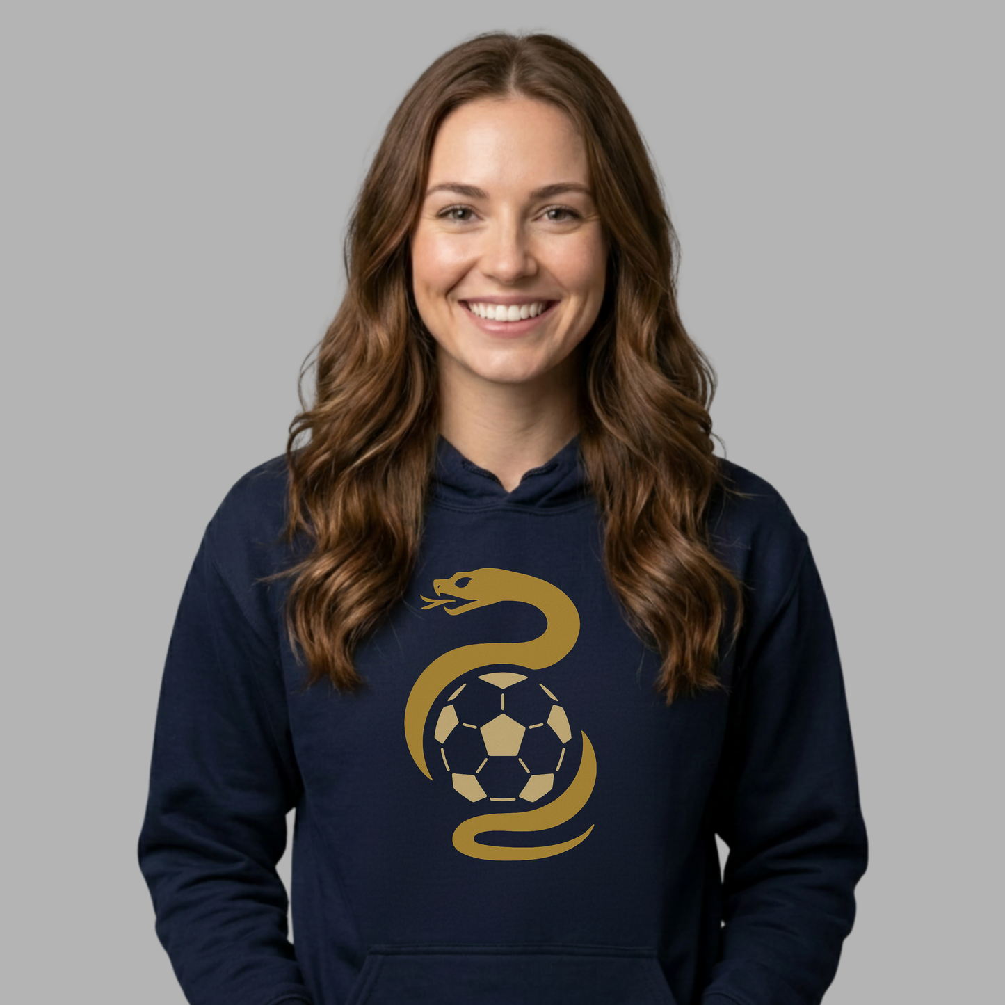 Golden Snake Soccer Hoodie
