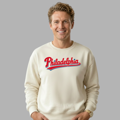 Philadelphia Ballpark Script Crewneck