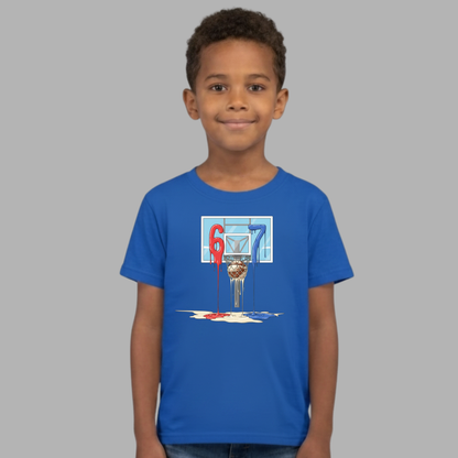 Youth 6 7 Hoops Tee