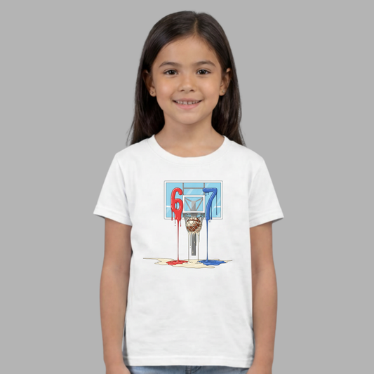 Youth 6 7 Hoops Tee