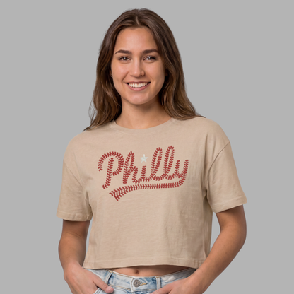 Women's Philly Baseball Crop