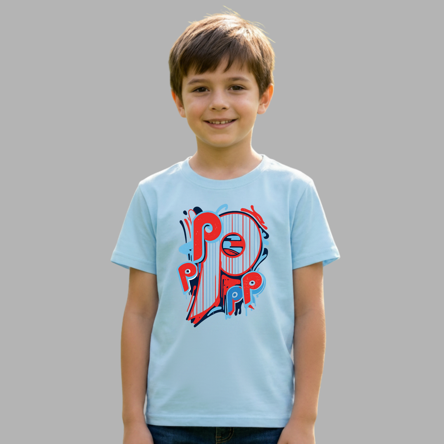 Youth Philly Street Art Baseball Tee
