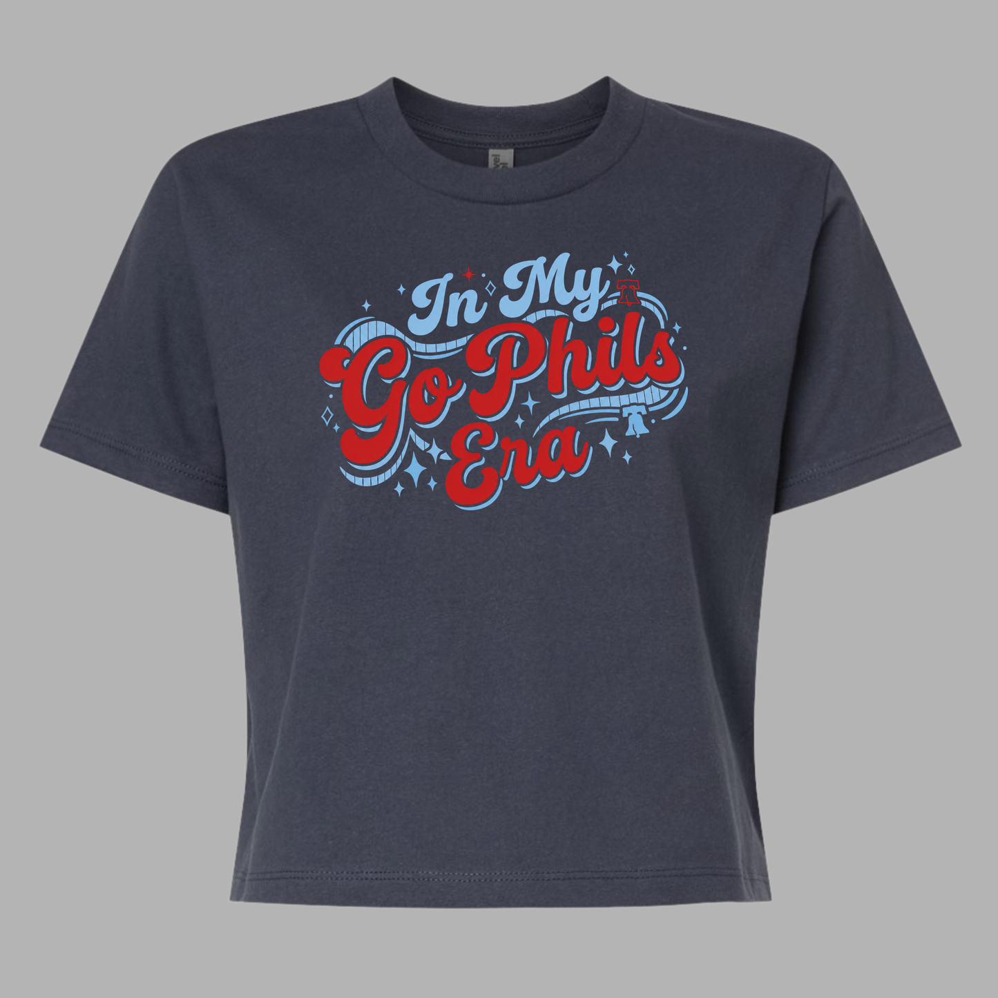 In My Go Phils Era Retro Graphic Boxy Tee