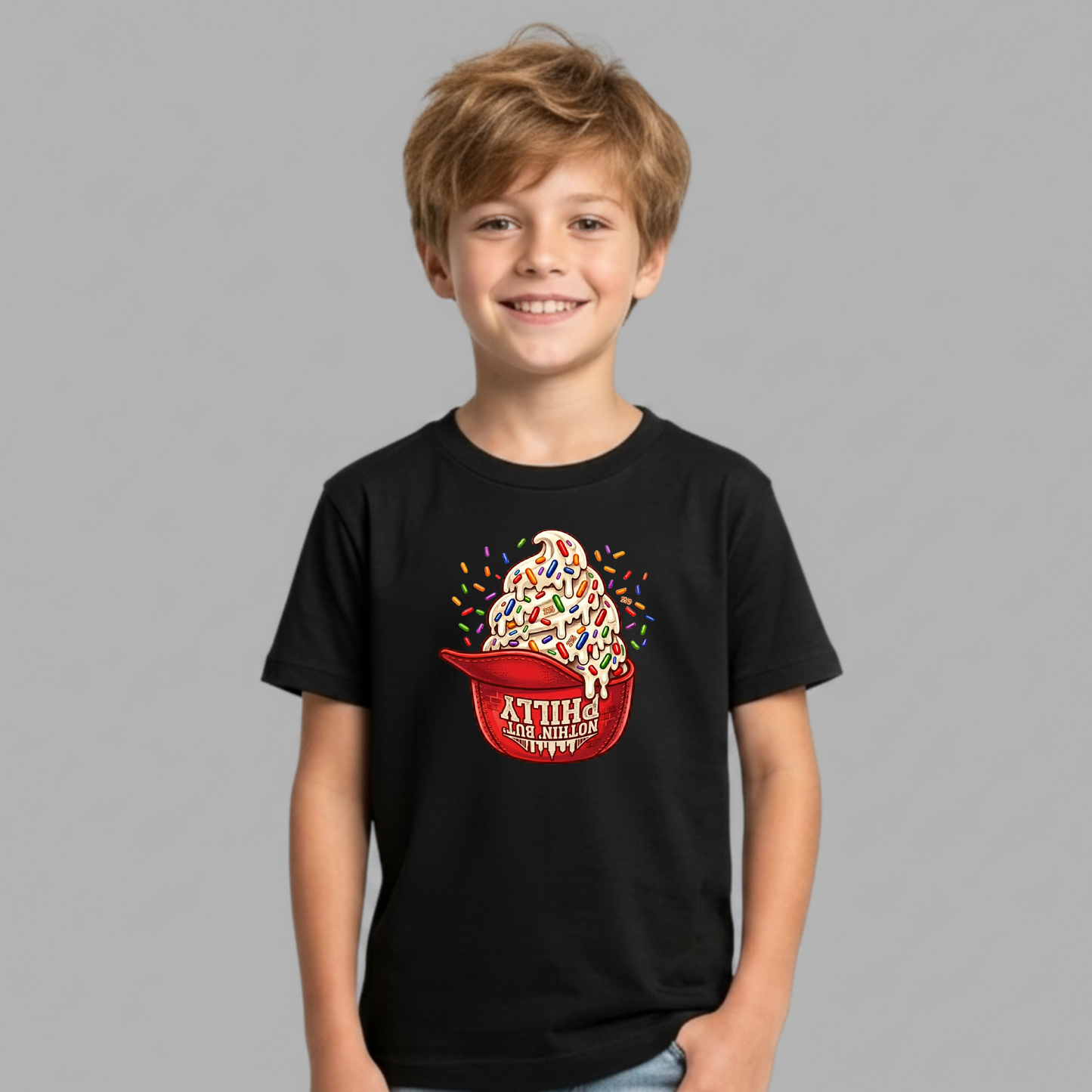 Youth Ballpark Cap Ice Cream Tee