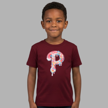 Youth Baseball Drip T-Shirt