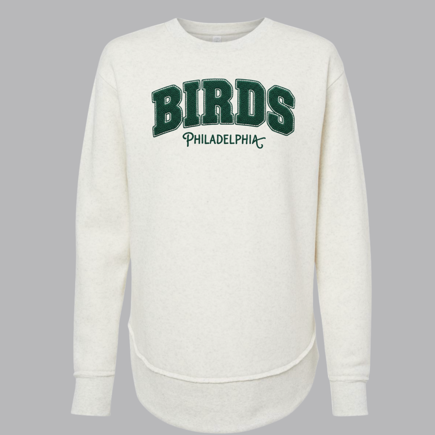Women’s Premium BIRDS Curved Hem Crew