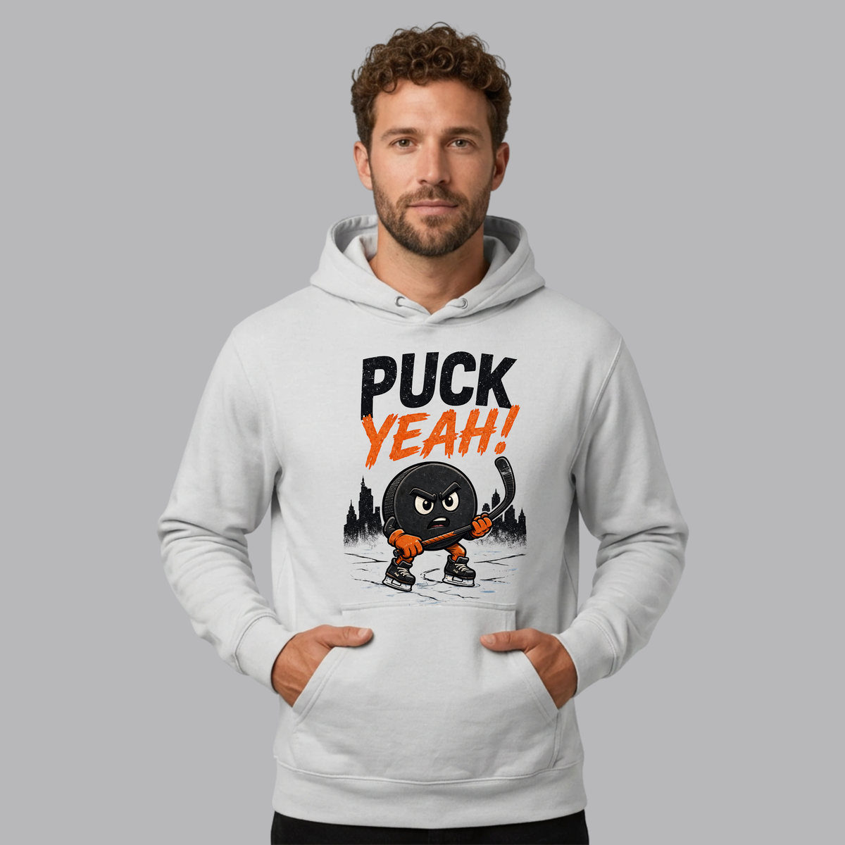 Puck Yeah Hockey Fleece Hoodie