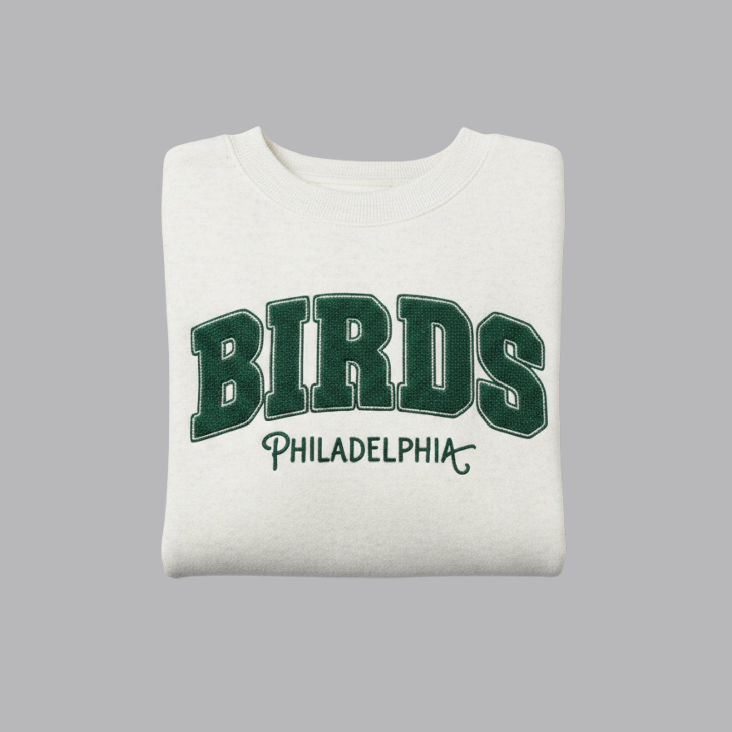 Women’s Premium BIRDS Curved Hem Crew