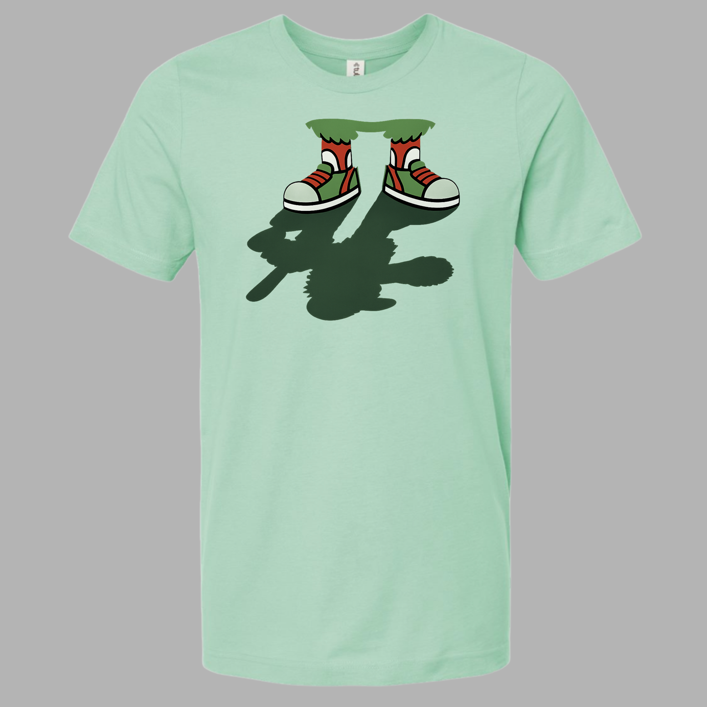 Green Character Shadow Illusion Tee