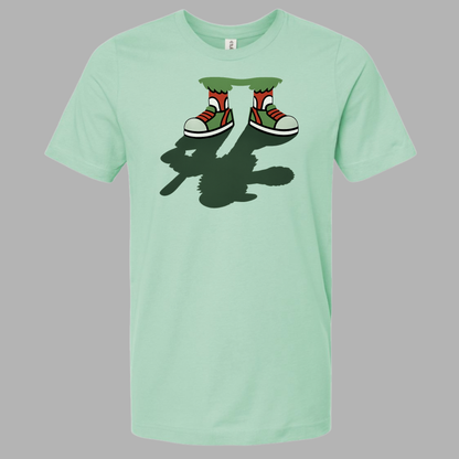 Green Character Shadow Illusion Tee
