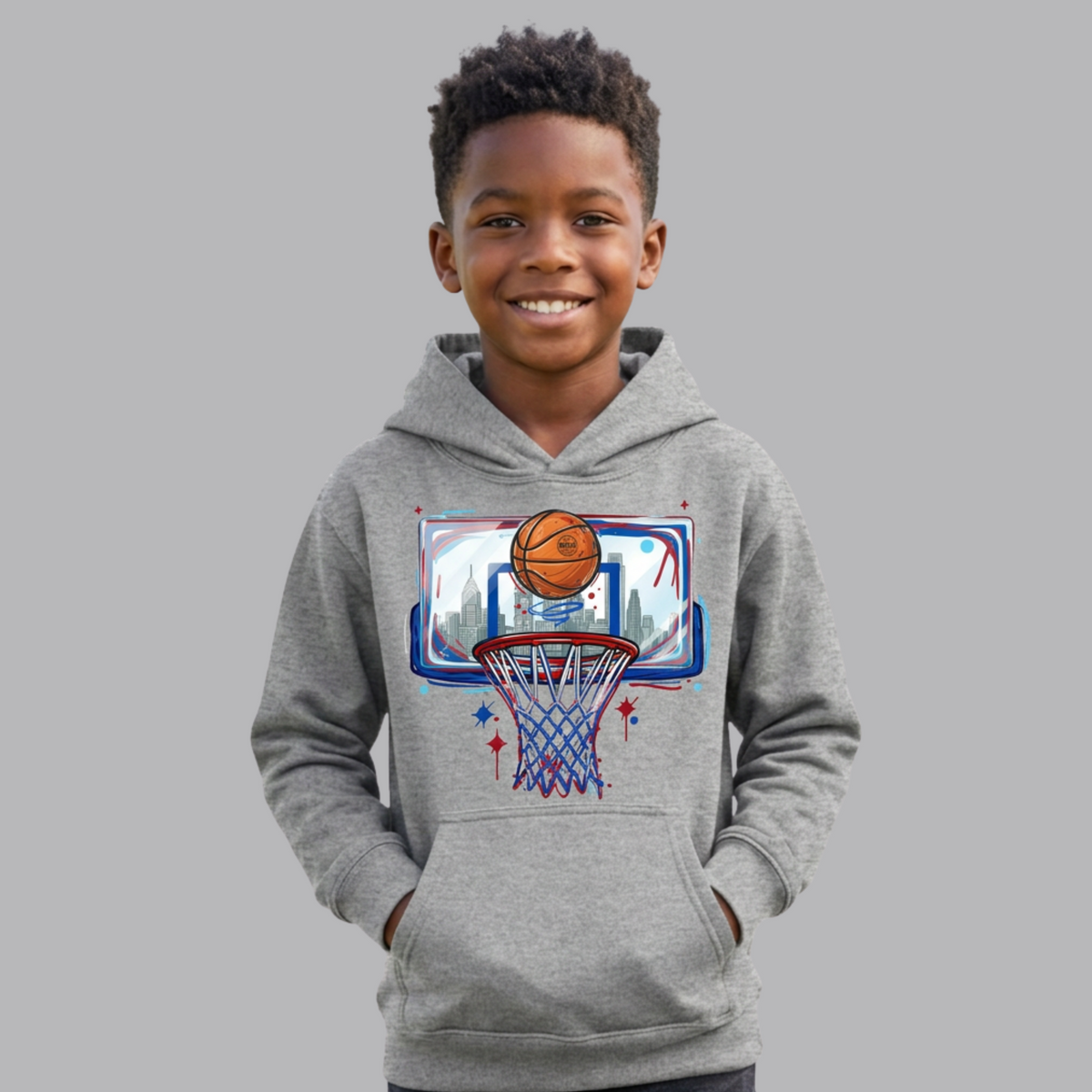 Youth Philly Hoops Fleece Hoodie
