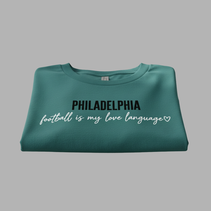 Football is My Love Language Women’s Boxy Tee