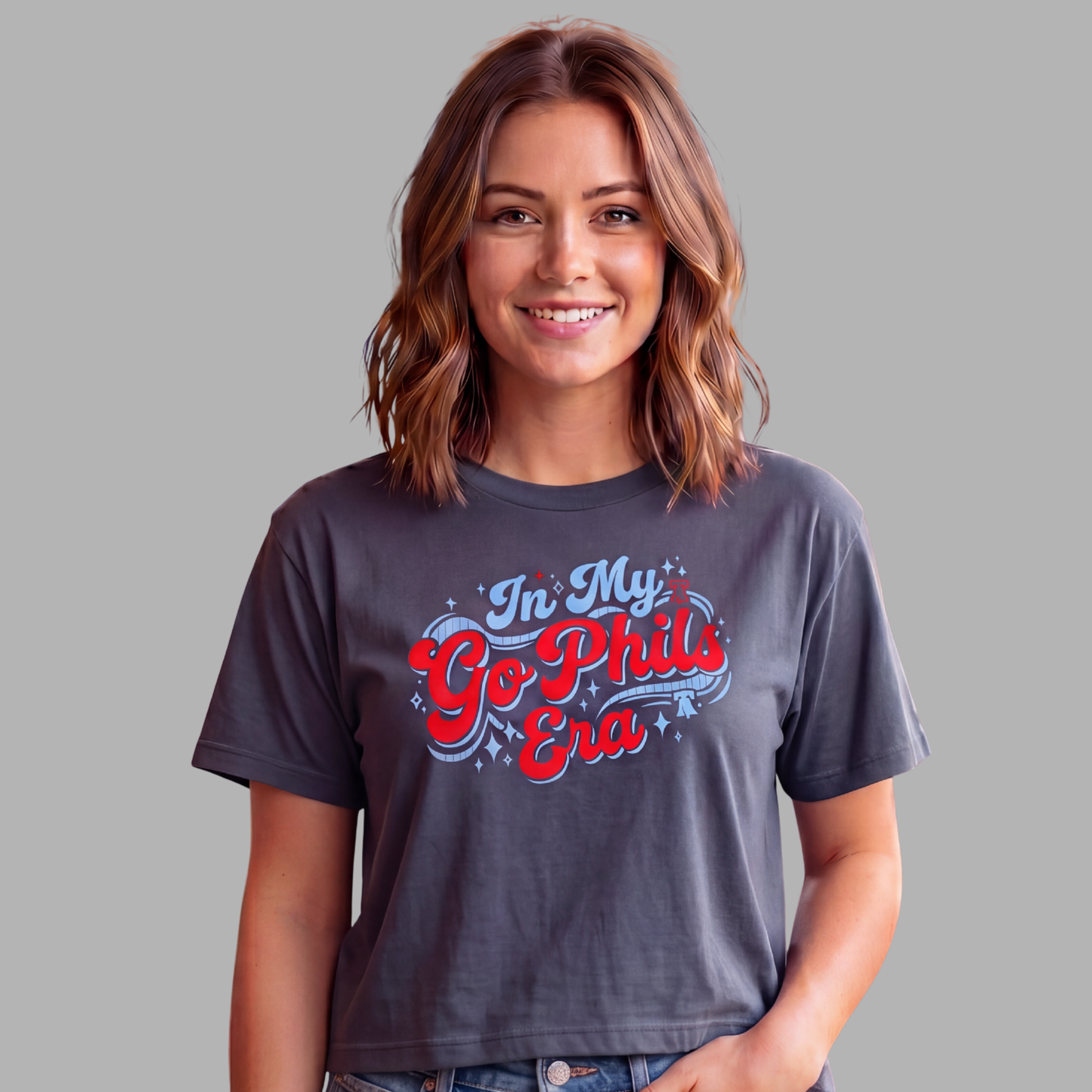 In My Go Phils Era Retro Graphic Tee