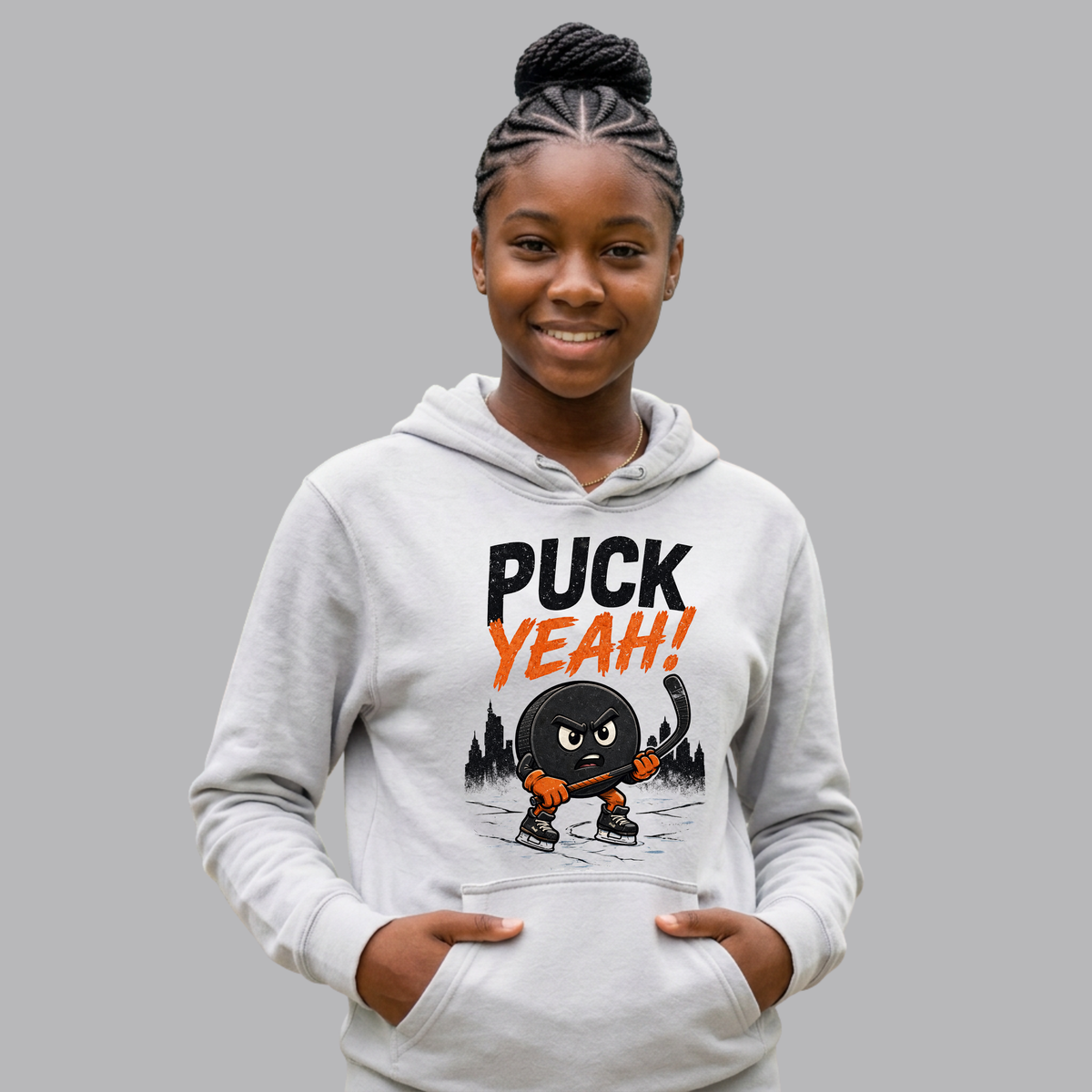 Puck Yeah Hockey Fleece Hoodie